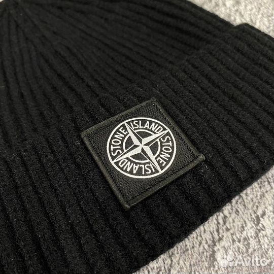 Шапка бини мужская carhartt stone island