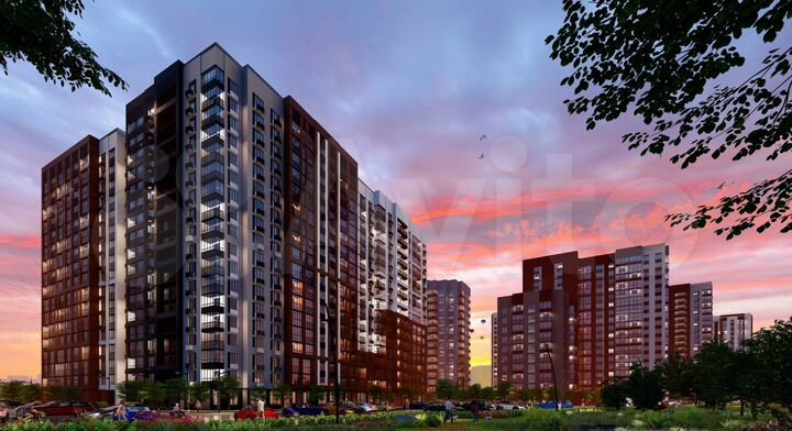 Квартира-студия, 25,7 м², 4/19 эт.