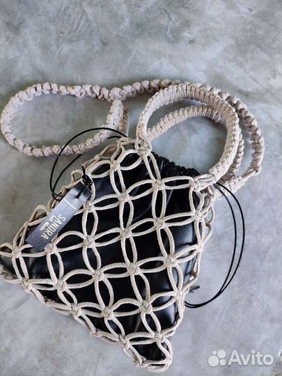 Авоська сумка мини макраме