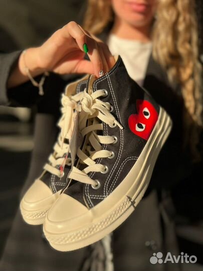 Converse play comme des garcons женские