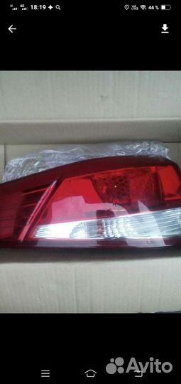Задний левый фонарь kia rio 3