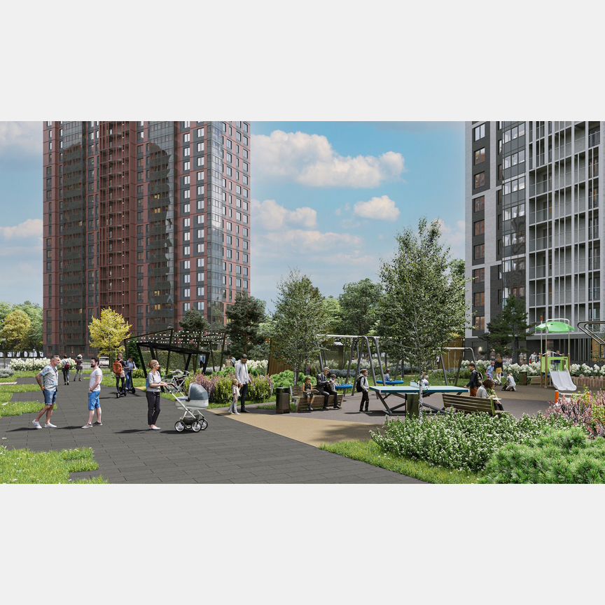 1-к. квартира, 42,5 м², 9/24 эт.