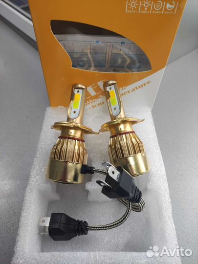 Светодиодные лампочки h4