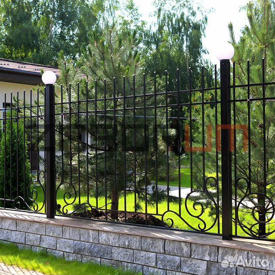 Забор из металлического прутка в Мытищах