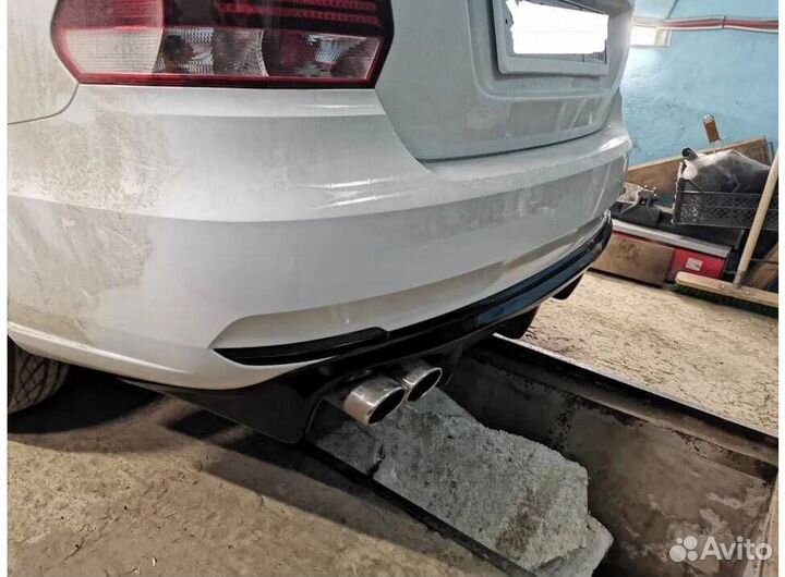 Диффузор заднего бампера Volkswagen Polo