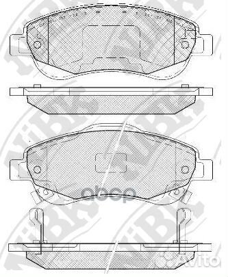 Колодки пер. honda CR-V 07 PN8808 NiBK