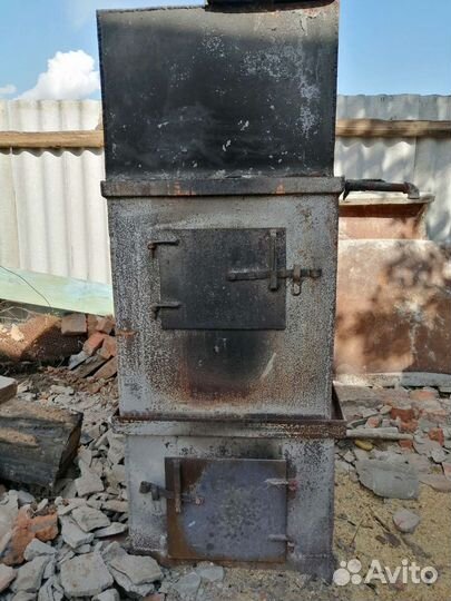 Печь бу с баком