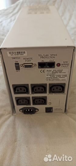 Ибп Powercom KIN-1000AP (1000ва/600вт) и серверные