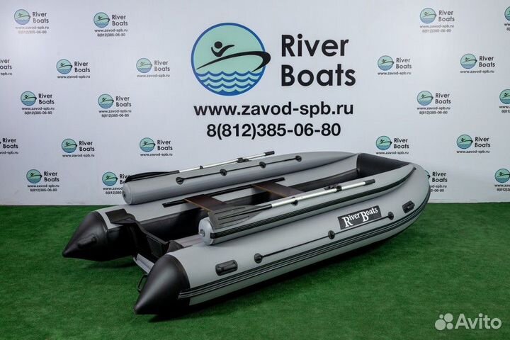 Лодка пвх RiverBoats RB 370 (нднд) + Фальшборт