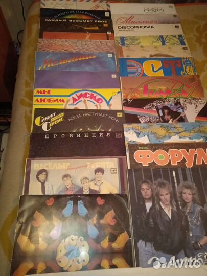 Виниловые пластинки СССР 70-90гг