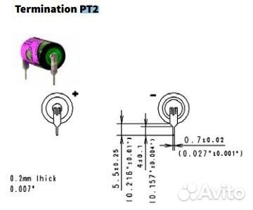 Элемент питания Tadiran TL-5902/PT2