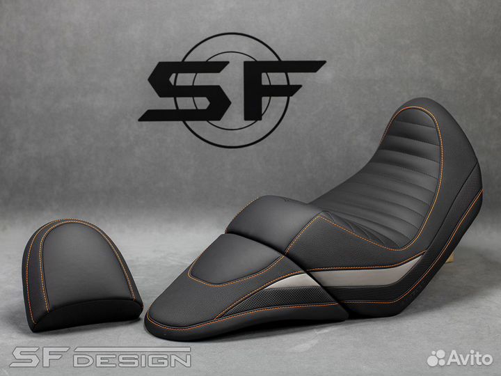 Спинка Harley-Davidson Orange Desert Gray Sunset