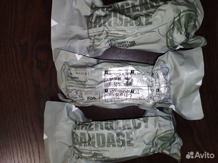 Компрессионный бандаж ипп, 6 дюймов, Rhino Rescue