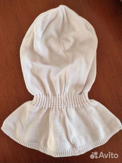 Шапка шлем для девочки демисезонная