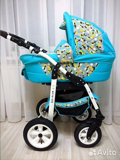 Коляска 3 в 1 Тедди Платинум