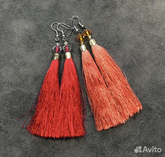 Серьги кисти