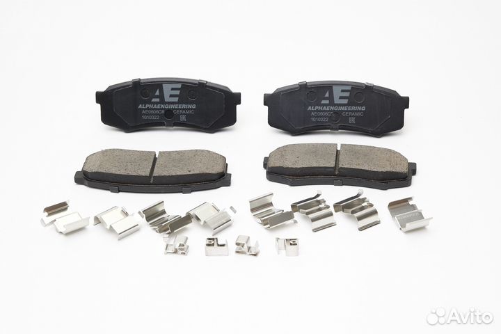 Задние тормозные колодки Mitsubishi Pajero 4