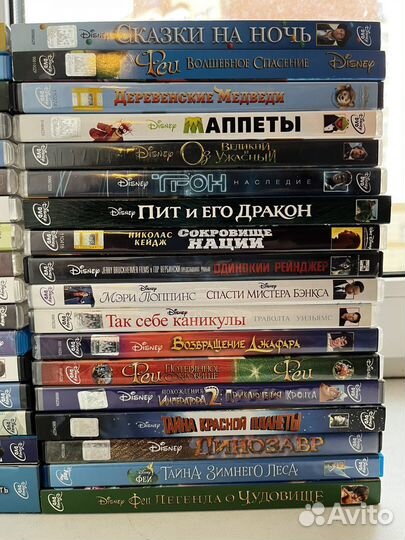 32 Диска Disney DVD Фильмы Мультфильмы Лицензия