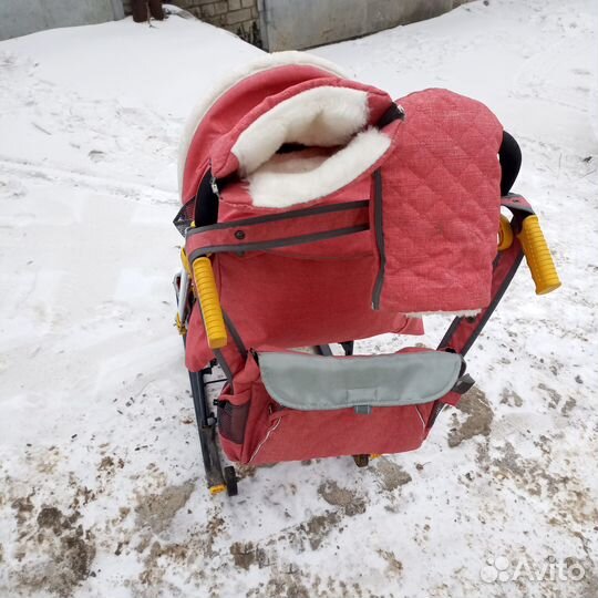 Продаю санки коляску