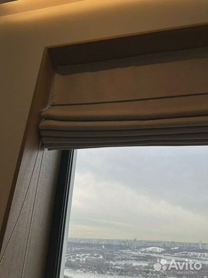 Римская штора димаут на ручном управлении