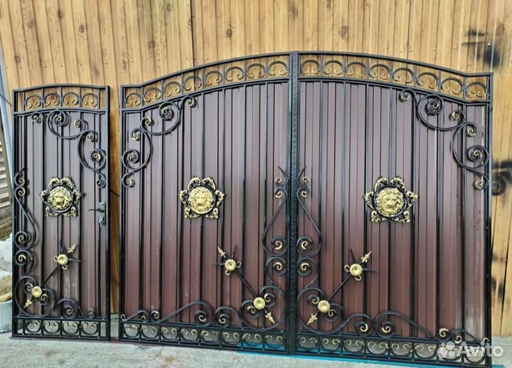 Ворота кованые