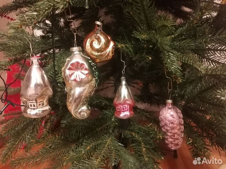 Елочные игрушки СССР советские