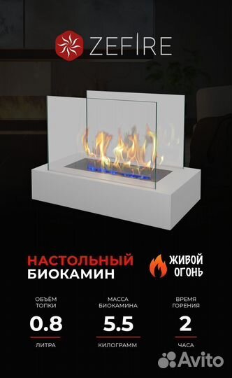 Биокамин настольный