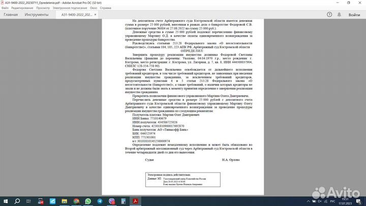 Банкротство физических лиц, Финансовый управляющий