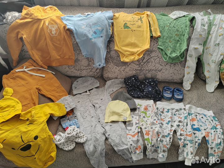 Вещи пакетом на мальчика 74 см