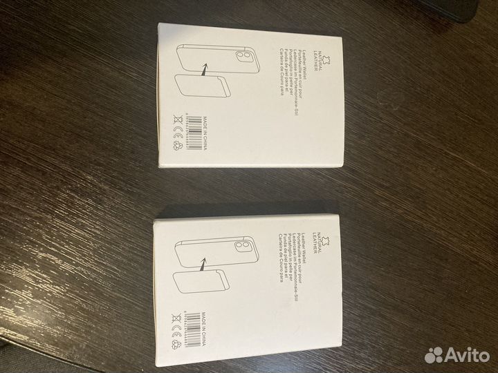 Картхолдер apple leather wallet magsafe