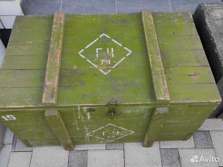 Ящик армейский дереянный