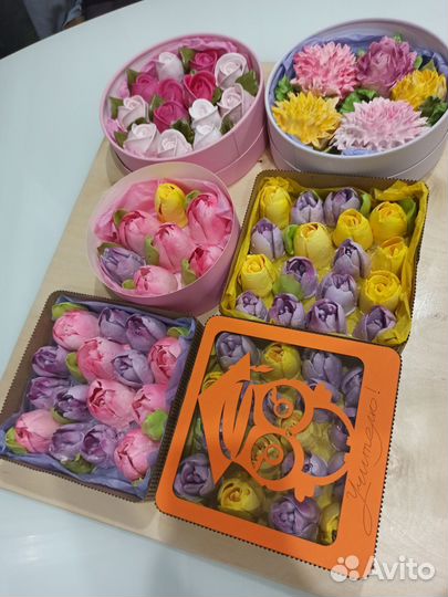 Зефирные цветы