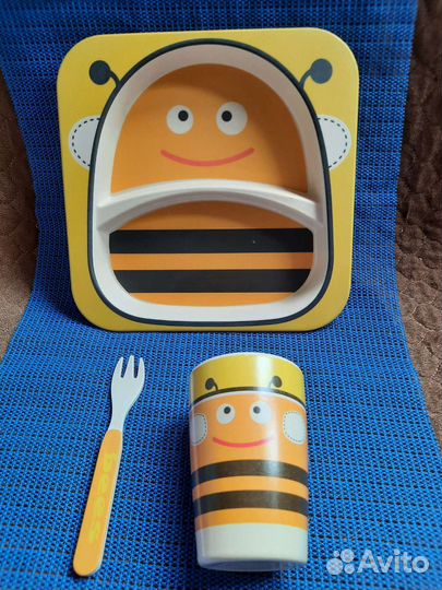 Набор посуды д/детей Бамбук новый