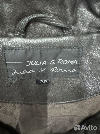 Кожаная куртка женская 52 54