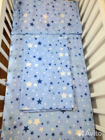 Комплект постельного белья в детскую кроватку