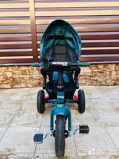 Велосипед коляска с ручкой