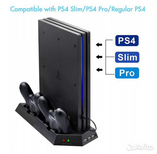 Подставка / система охлаждения для PS4 новые