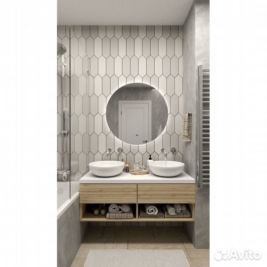 Зеркало 80x80 см Art&Max Sanremo AM-San-800-DS-F