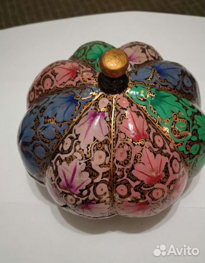 Шкатулка для украшений из папье-маше, Индия