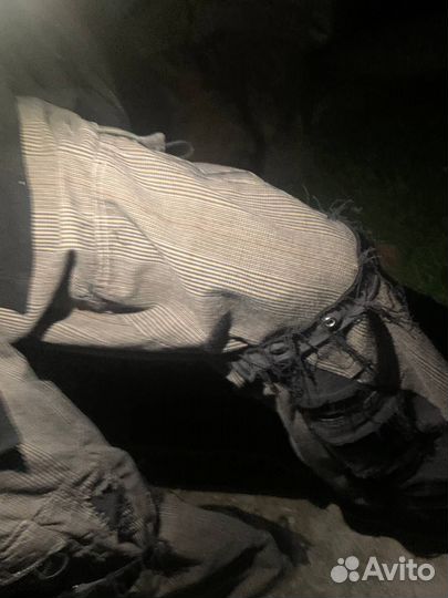 Джинсы клеш дизайнерские