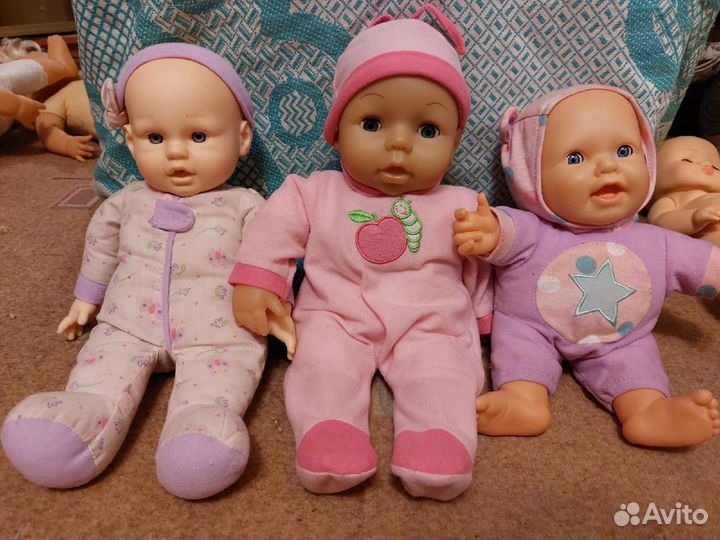 Пупсы 30-45см мягконабивные