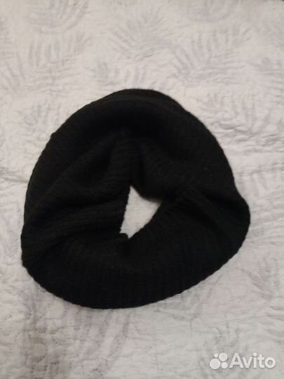 Шарф снуд женский черный