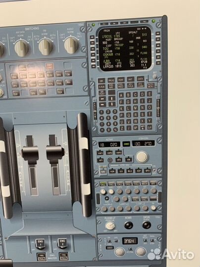 Плакат кабины самолёта Airbus A330 формат А0