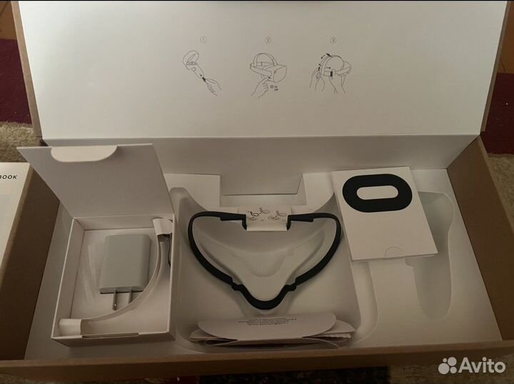 Oculus quest 2 и oculus quest коробки, аксессуары