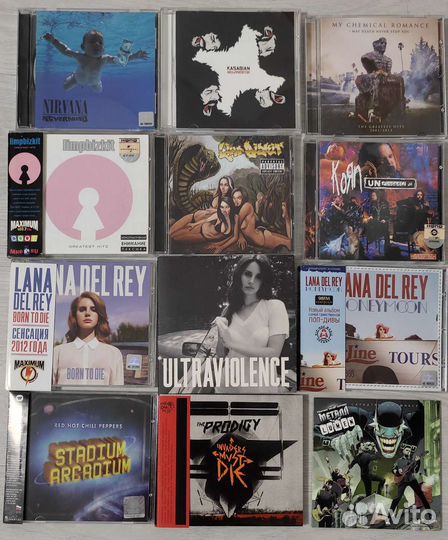Лицензионные CD с музыкальными альбомами