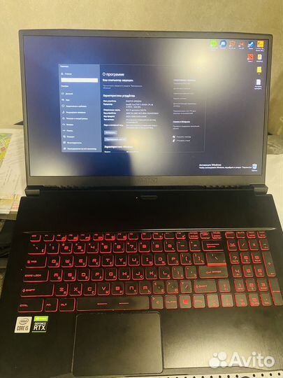 Игровой ноутбук MSI RTX3050TI
