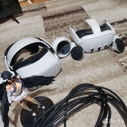 Oculus quest 3, pico neo 4, link кабель игры