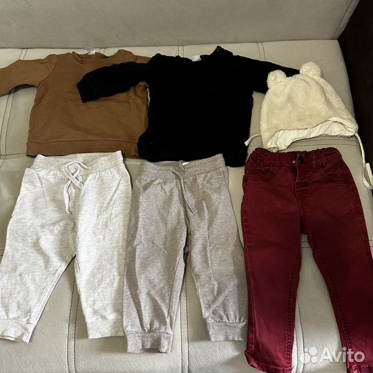 Вещи пакетом на девочку 80, 86