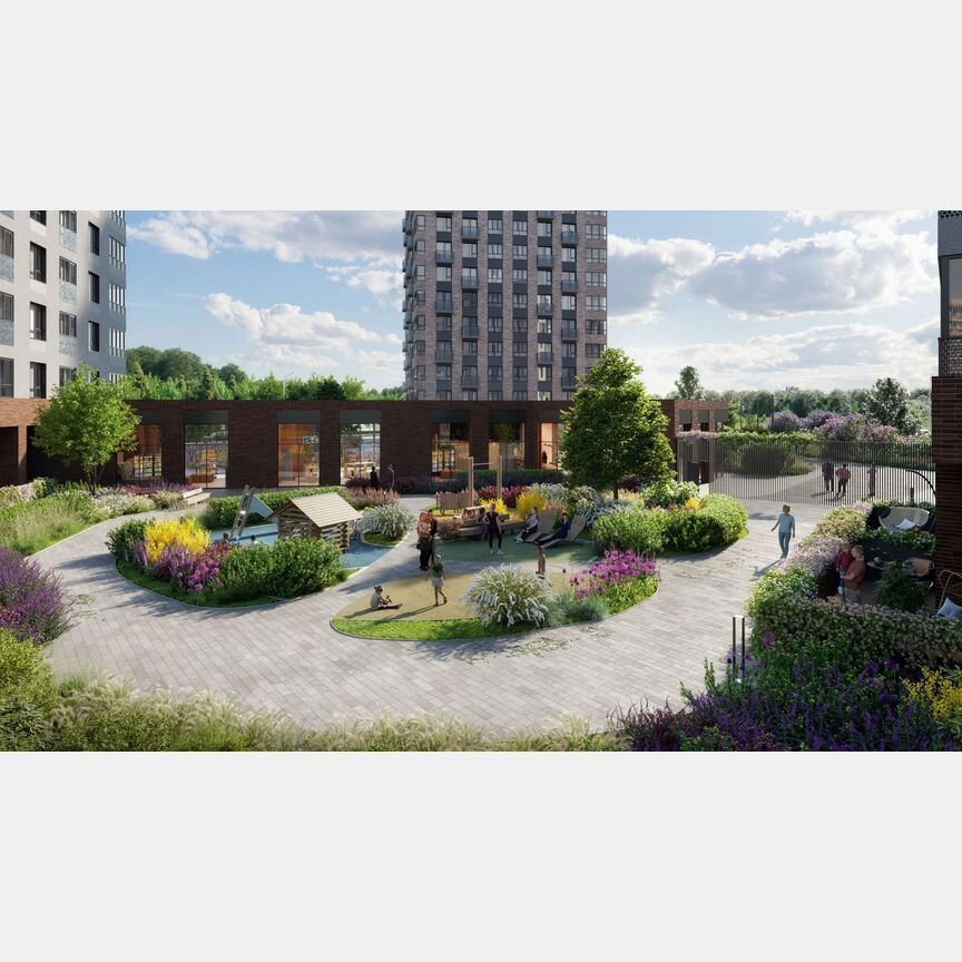 2-к. квартира, 55,4 м², 6/14 эт.