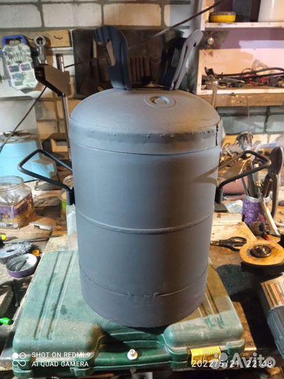 Коптильня и печь под казан